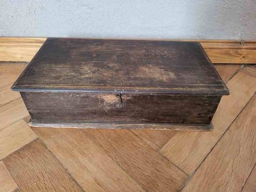 Alte holzkiste schatulle - alte, holzkiste,