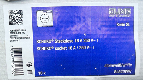 20x jung serie schuko - jung, sl