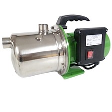 CHM Gartenpumpe Wasserpumpe 1300 Watt 5,5 Bar 5400 L/h Edelstahl Hauswasserwerk