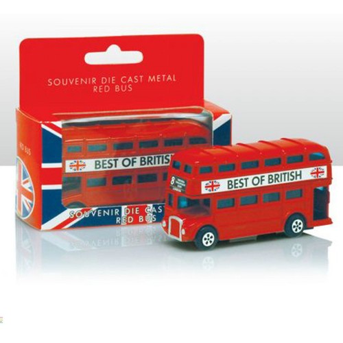London roter bus metallic mit - bus,