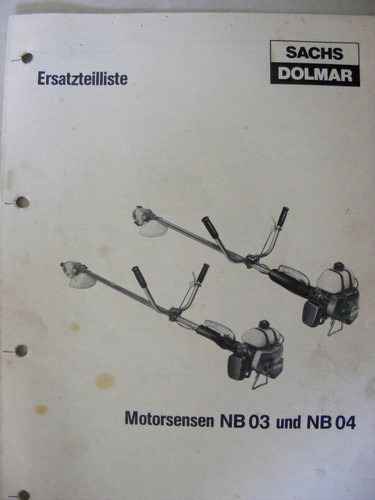 Sachs dolmar motorsense nb03 - sachs, &