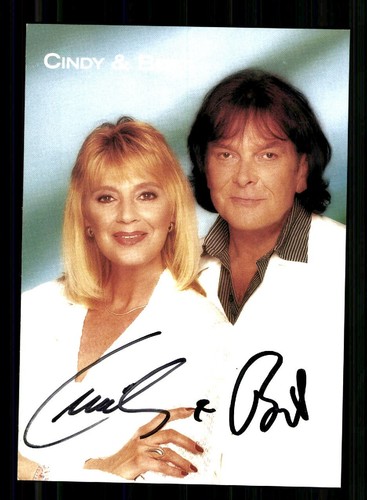 Cindy und bert autogrammkarte - cindy,