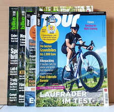 Zeitschriften + ILLUSTRIERTE + bike + TOUR + 4 Ausgaben + von 2025 + BUNDLE