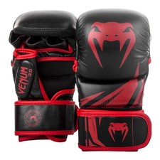 Venum MMA Sparring Handschuhe Challenger 3.0 Schwarz/Rot M Klettverschluss OVP