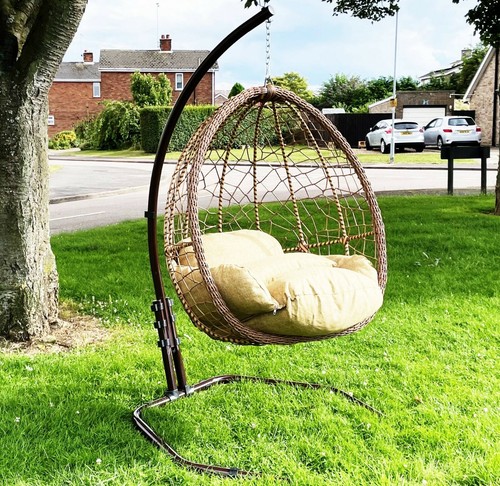 Echt rattan hängesessel - rattan,