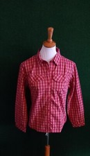 Grinario Sports Damen Langarm Hemd Gr. L Rot 17488