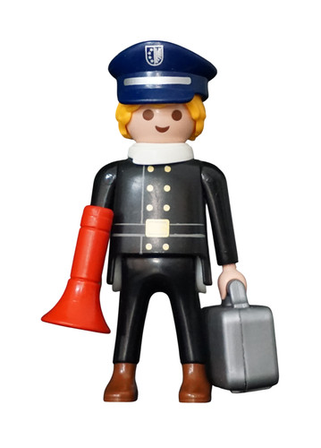 Playmobil figur zug bahnhof - figur,