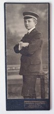 Foto / CDV - Deutscher Student / Schüler mit Studentenkappe - Halle A/SA um 1910