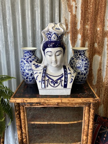 Antik vintage guanyin - guanyin, kopf