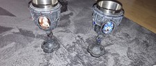2 Kelche Im Mittelalter Stil /