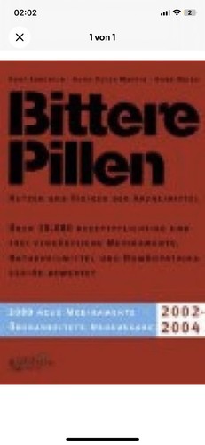 Bittere pillen ausgabe 2002 - ausgabe,