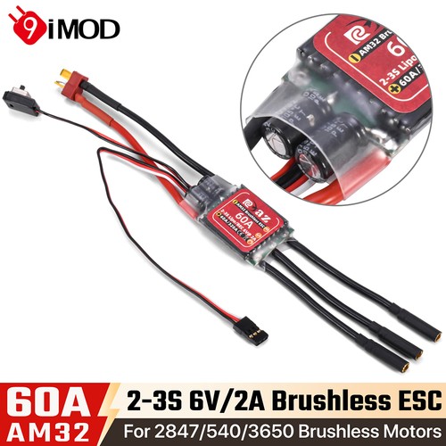 9imod am32 60a brushless esc - brushless,