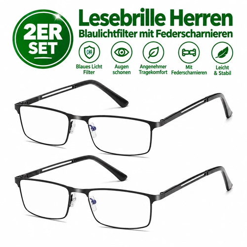 Lesebrille herren 2er - lesebrille, set