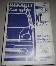 Werkstatthandbuch Elektrik / Elektrische Schaltpläne Renault Kangoo 04/2000