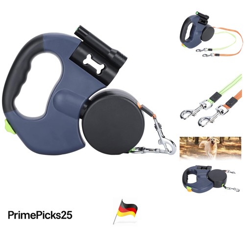 Hundeleine einziehbar doppel - hundeleine,