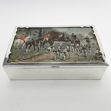 Versilberte Zigarren- oder