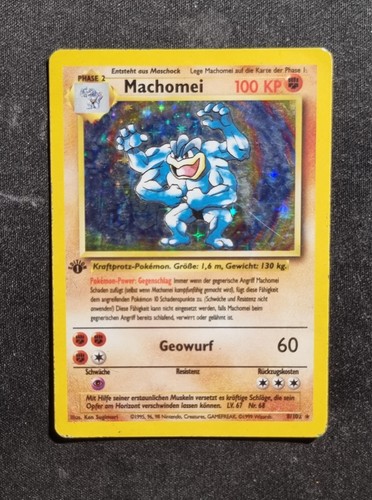 Pokemon karte machomei von - pokemon,