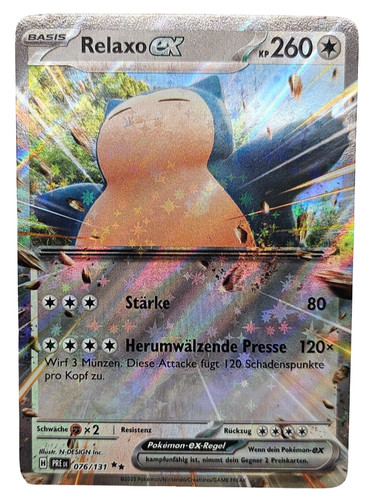 Pokemon relaxo pre 076 131 - pokemon,