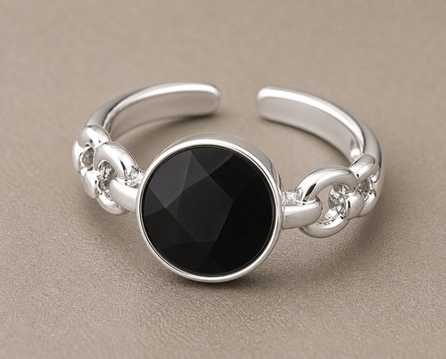Offener ring silberfarben - offener, –