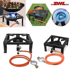 Hockerkocher Gasbrenner Wokbrenner Räucherofen Druckminder Camping Gaskocher Gas