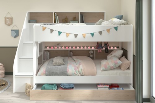 Etagenbett hochbett weiß - etagenbett,