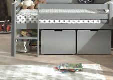 2 Schubkästen auf Rollen Bettschubladen Set Unterbettschublade Stauraum Grau