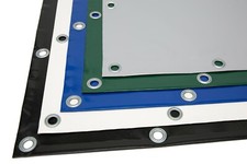 LKW Plane PVC Plane mit Ösen Rundösen Abdeckplane ohne Saum (750g/m²)