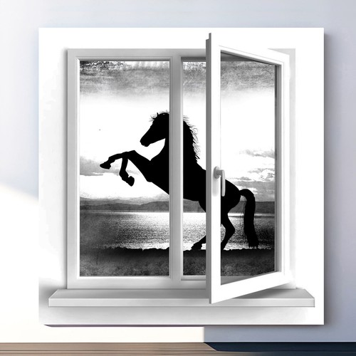 Leinwand bild pferd - leinwand,
