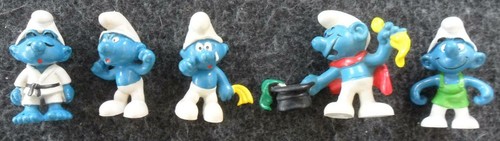 Die schlümpfe smurfs - 5x,