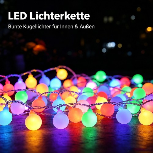 10m led party lichterkette 100 - 10m,