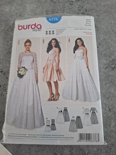 Schnittmuster burda 6776 - schnittmuster,
