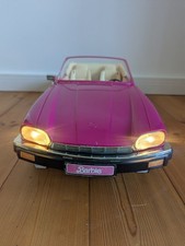 Barbie Jaguar XJS V12 Cabrio Auto 1994 Pink Vintage Licht Mattel