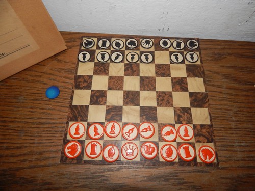 Altes schachspiel - altes,