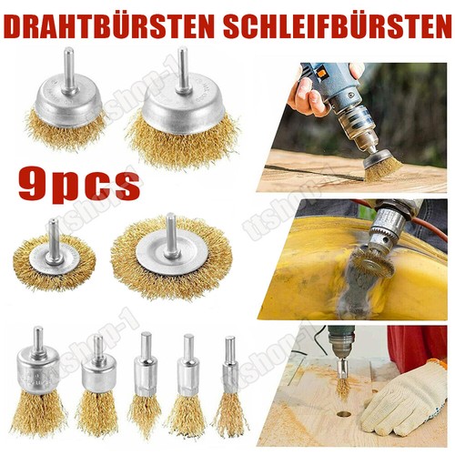 Drahtbürsten - 9x,