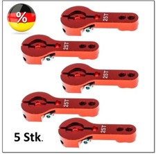 5 X RC Servoarm Servohorn Crank 25T Servohebel Alu 25 Zähne CNC MKS Futuba Savöx