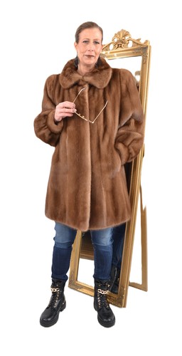 A5857 nerzjacke echt pelz - a5857,