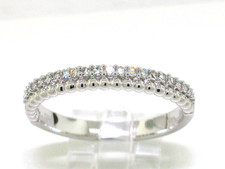 Memory Ring 585 Weißgold 14K Gold 24 Diamanten 0,20ct  Wesselton VS  Bandring