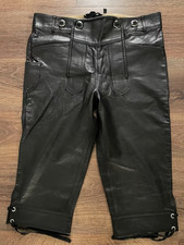 Glattlederhose Kniebund
