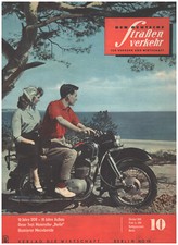 Straßenverkehr 10/1959, Motorroller Berlin, 10 Jahre Motorsport