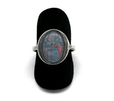 835/- Silberring, Opal