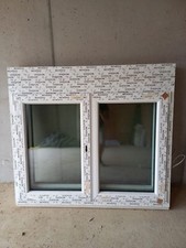 2 Stück Schüco Fenster  B:  134 cm / H: 122 cm  mit zugehöriger Jalousie