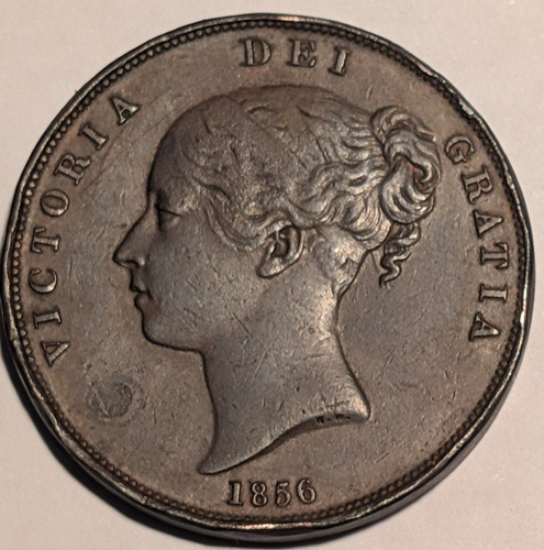 1856 victoria young head - 1856,