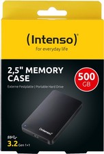 Intenso HDD externe Festplatte Memory Case 2,5 Zoll 500GB USB 3.2