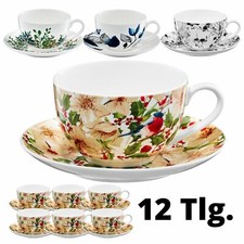 Kaffeeservice Porzellan 6er