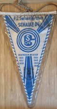 Wimpel FC SCHALKE 04 DFB-Pokalsieger 1972 ca. 16 x 28 cm Folie, stark gebraucht1