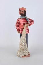 Fischer Tonfigur Provence (Frankreich) Handarbeit