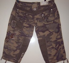 Fishbone aufwendiger Stickerei kl. Kleingeld Reißverschlusstasche Gr. 40