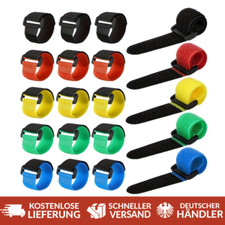 4 Stk Angelrute Rutenbänder Rutenklettband einstellbar Angelrutenriemen bunt