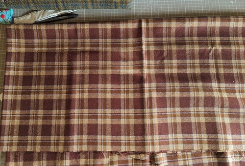 100 wollstoff schottenkaro - wollstoff,,