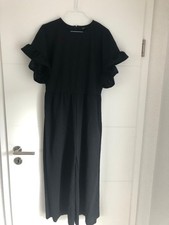 Shein * schwarzer Overall Gr. L 40 / 42 * elegant * süße Ärmel * 3/4 Länge
